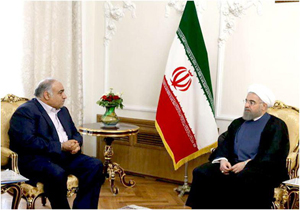 دیدار استاندار لرستان با رییس جمهوری