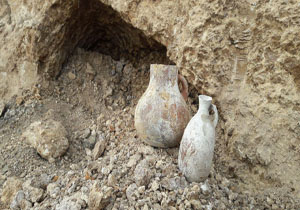 کشف گور دخمه ای در ساری