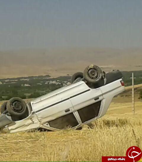 گردنه و پیچ خطرناک برزول باز هم حادثه آفرید+تصویر
