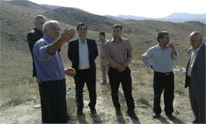 بازدید اعضاء کار گروه مدیریت پسماند شهرستان چایپاره از محل دفن زباله