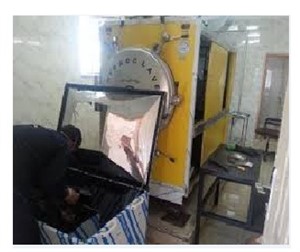 بازدید از دستگاه بیخطر ساز بیمارستان نبی اکرم (ص) اشنویه