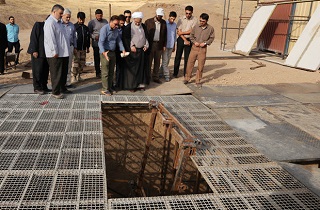 بازدید امام جمعه قزوین از محل برگزاری نمایش فصل شیدایی