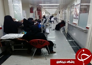 شهروندخبرنگار: زنانی که در میان گرد و خاک بستری می&zwnj;شوند + فیلم