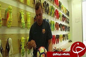 پشت صحنه تمرین امروز بارسلونا+فیلم