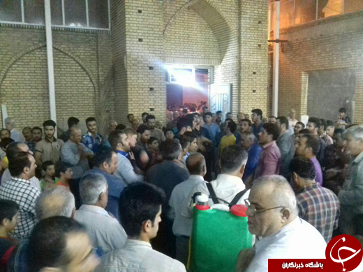شب وداع دو شهید گمنام در ترکالکی + تصاویر