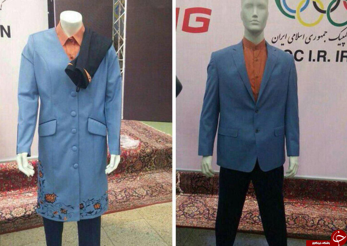 کاربران در جایگاه مانکن لباس های المپیک+عکس