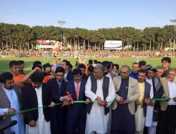 استادیوم هرات پس از نصب چمن مصنوعی افتتاح شد