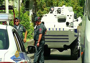 گروگانگیران ارمنستان یک پلیس را کشتند