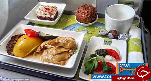 عکس/ سفر به عشق غذای هواپیمایی!