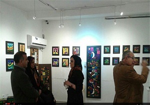 نمایشگاه نقاشی بر روی کاشی در سمنان برگزار می شود