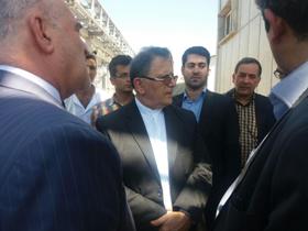 بازدید ریس بانک مرکزی کشور کارخانه تولید ویتامین E در گلستان