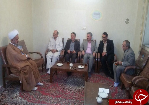دیدار رییس سازمان نظام پزشکی با امام جمعه تاکستان