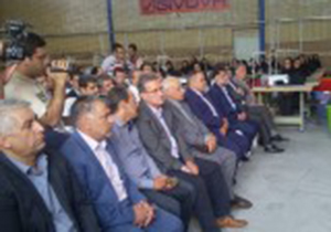 افتتاح واحد تولیدی تجهیزات ورزشی