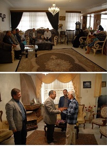 دیدار معاون امور عمرانی استاندار با دو خانواده آزاده