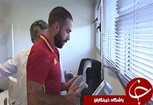 تست پزشکی بازیکنان اسپانیا + فیلم