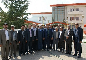 بازدید اعضای شورای اسلامی شهر محل برگزاری جشنواره انگور