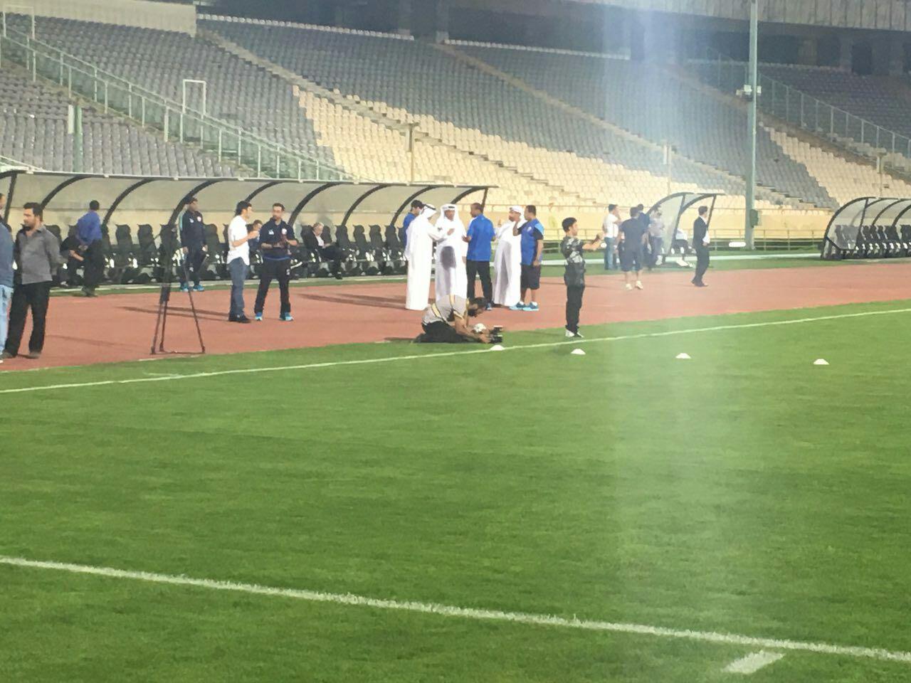 حاشيه هاى آخرين تمرين تيم ملى قطر قبل از بازى با ايران