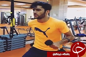 تمرینات بدنسازی مهدی شریفی برای بازگشت به میادین + فیلم