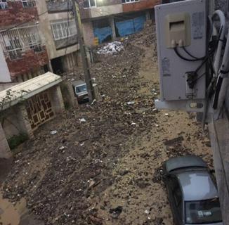 خسارتهای طوفان وباران در گلستان