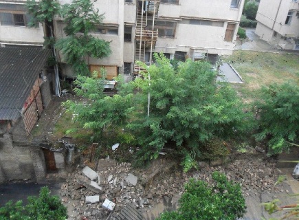 خسارتهای طوفان وباران در گلستان