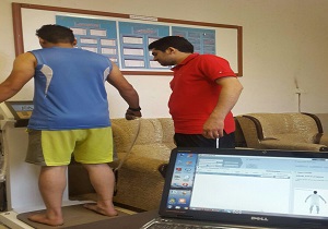 دستگاه بادی کامپوزیشن( آنالایزر) در مرکز ورزش قهرمانی استان آذربایجان غربی