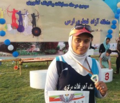 کسب مقام نخست کشور توسط بانوی کماندار بافقی
