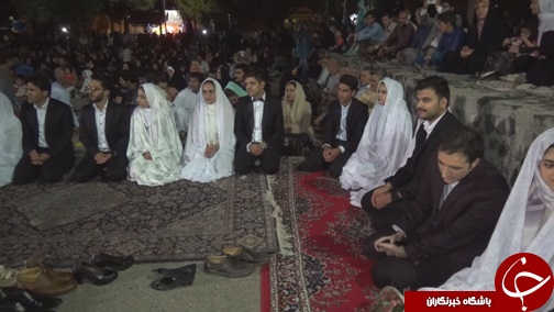 آغاز زندگی 6 زوج جوان در جوار شهدا + عکس آغاز زندگی 6 زوج جوان در جوار شهدا + عکس
