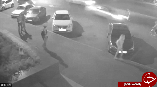 لحظه وحشتناک تصادف ماشین با فرد معلول +تصاویر