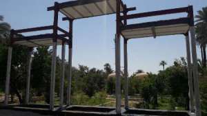 بازسازی سر درب باغ خان طبس