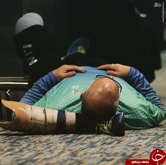 عکس/ استراحت به سبک پارالمپیکی ها