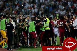 سیلی بازیکن قطر به صورت مربی تیم ملی + فیلم