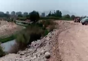 تجاوز به بستر رودخانه زاینده‌رود به بهانه ساخت پارکینگ + فیلم