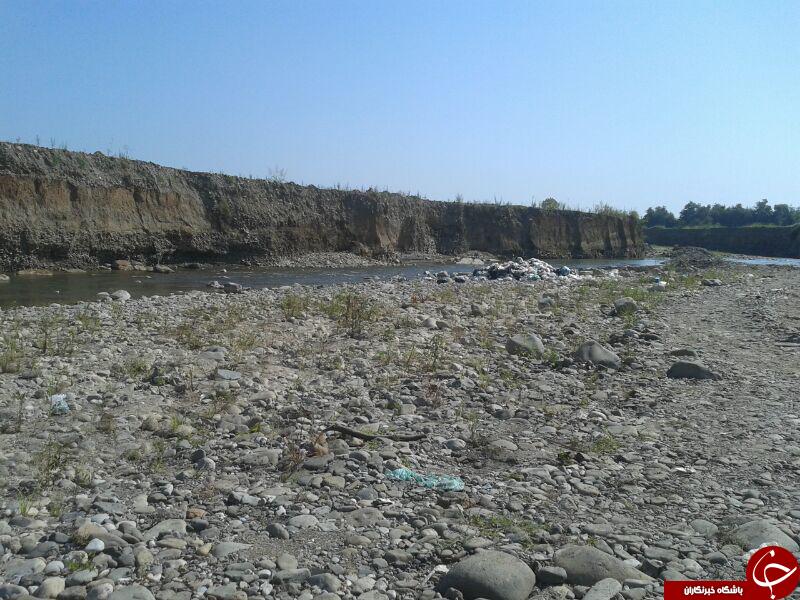 دپوی زباله&zwnj;ها در کنار رودخانه رحیم&zwnj;آباد + تصاویر