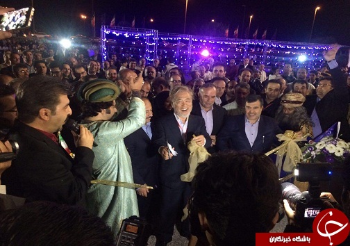 المان کاروان جاده ابریشم در قزوین رونمایی شد