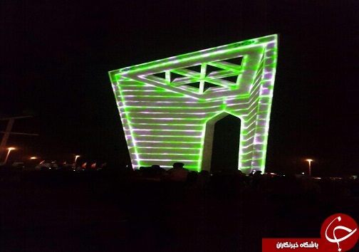 المان کاروان جاده ابریشم در قزوین رونمایی شد
