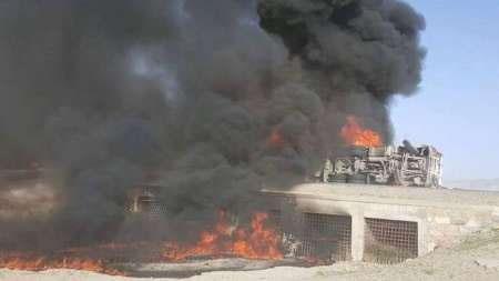 ۳۵ کشته در برخورد اتوبوس و نفتکش در زابل افغانستان