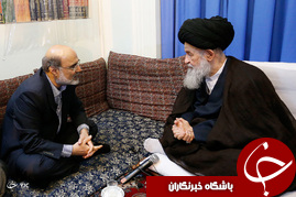 دیدار رئیس رسانه ملی با مراجع عظام + تصاویر