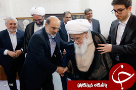 دیدار رئیس رسانه ملی با مراجع عظام + تصاویر