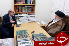 دیدار رئیس رسانه ملی با مراجع عظام + تصاویر