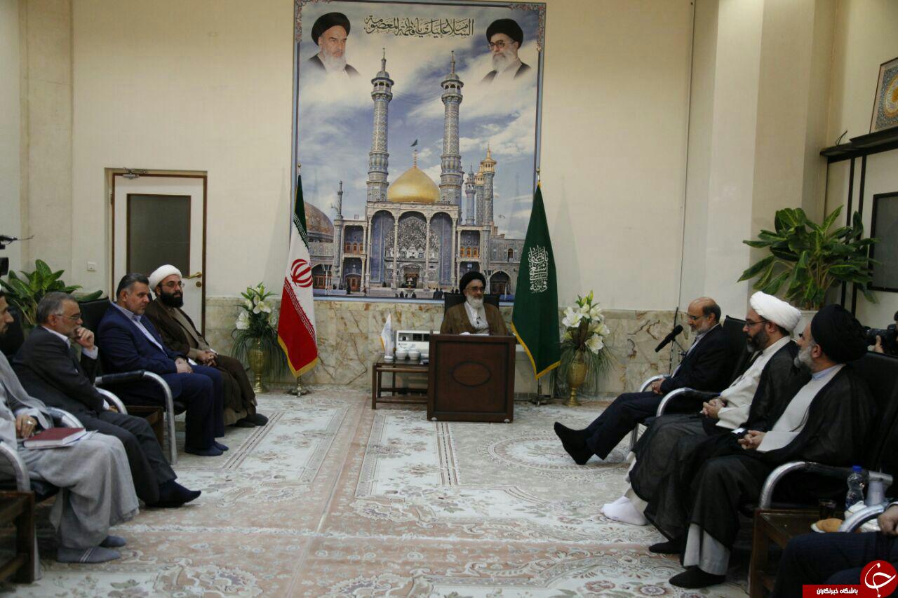 دیدار رئیس رسانه ملی با مراجع عظام + تصاویر