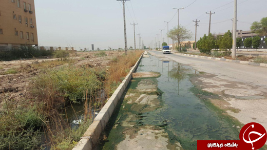 خیابان&zwnj;های بدون کانال در آبادان + فیلم و تصاویر