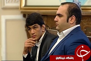 دیدار مدال آوران المپیک ریو با رئیس مجلس + فیلم