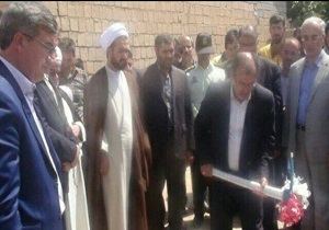 کلنگ زنی مدرسه روستای تیز خراب