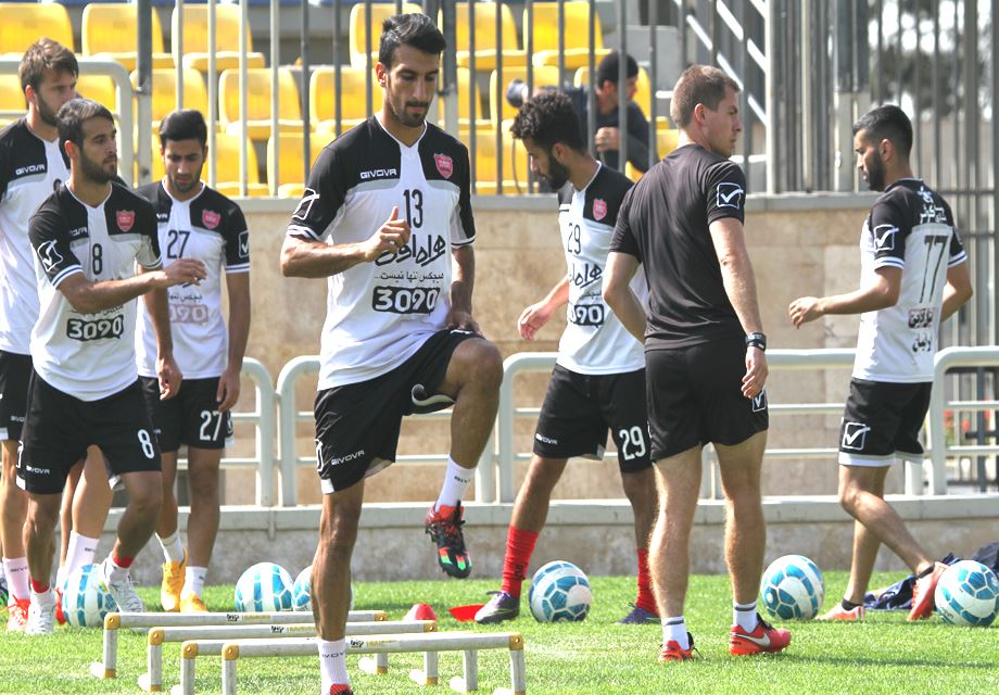 تمرين پرسپوليس با تجهيزات جديد انجام شد