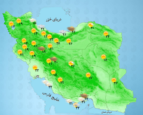 بروز پدیده گردو خاک در ایلام و خوزستان
