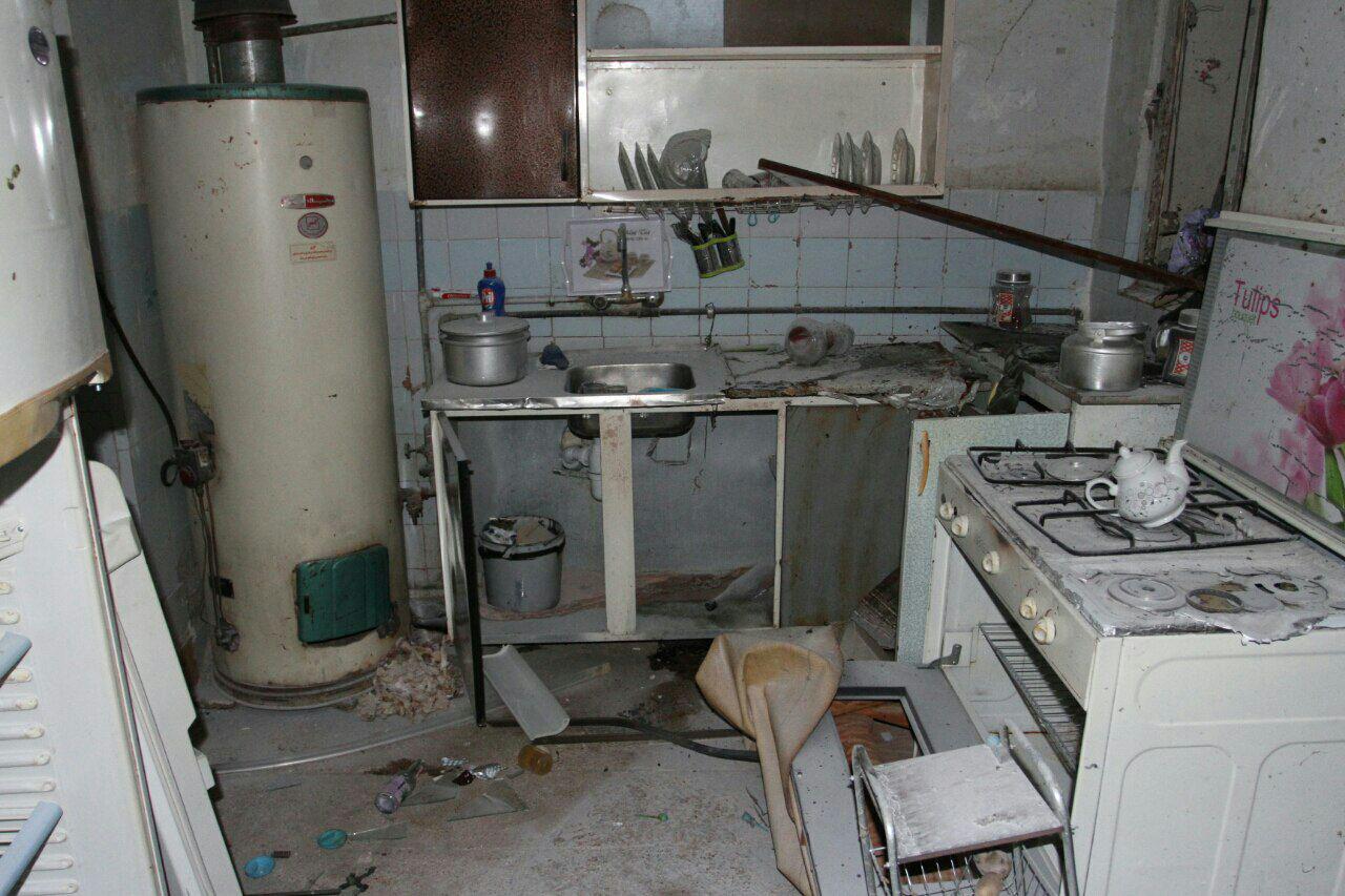 انفجار ناشی از نشت گاز در مشهد دو مصدوم بر جای گذاشت