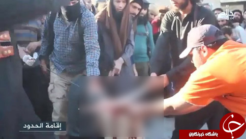 نمایش کشتار وسیع مردم سوریه به دست گروه تروریستی خالدبن ولید(تصاویر18+)