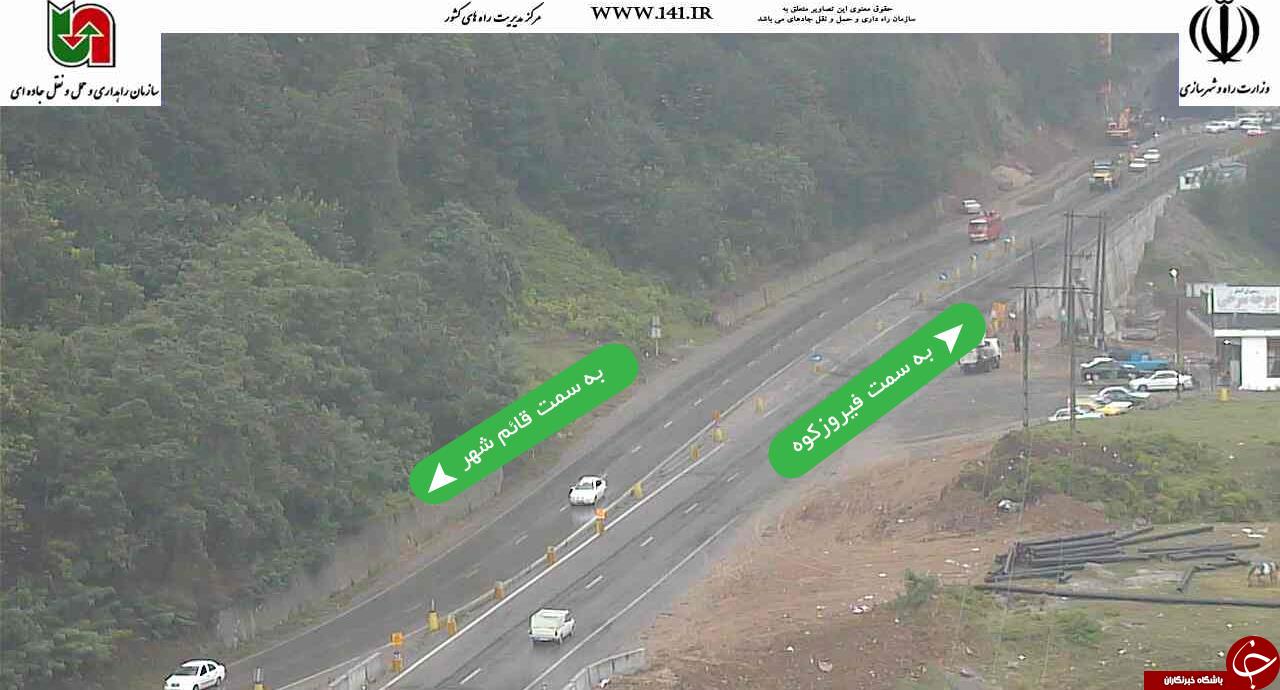 ترافیک روان درجاده های ارتباطی مازندران+تصویر