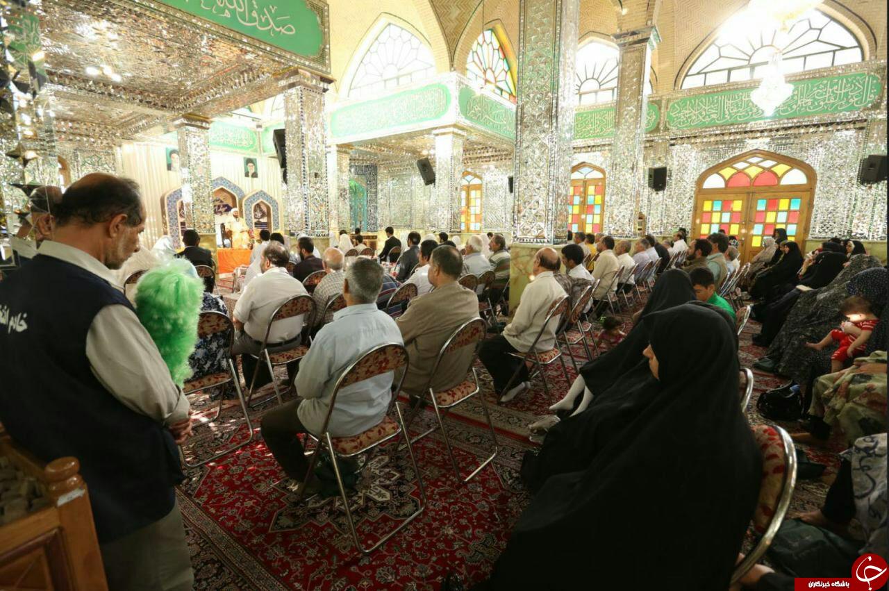 جشن ازدواج 20۰ زوج جوان در امامزاده حسن(ع) + تصاویر