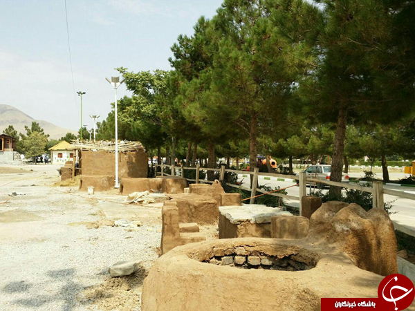 آماده سازی محل چهارمین جشنواره انگور ارومیه